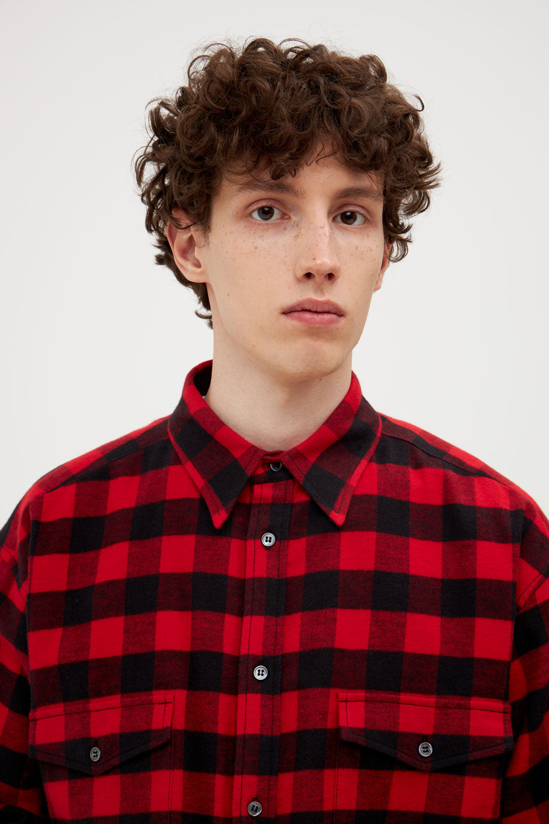 Dapper Black & Red Flannel Plaid Shirt  TERRY OR NOT
